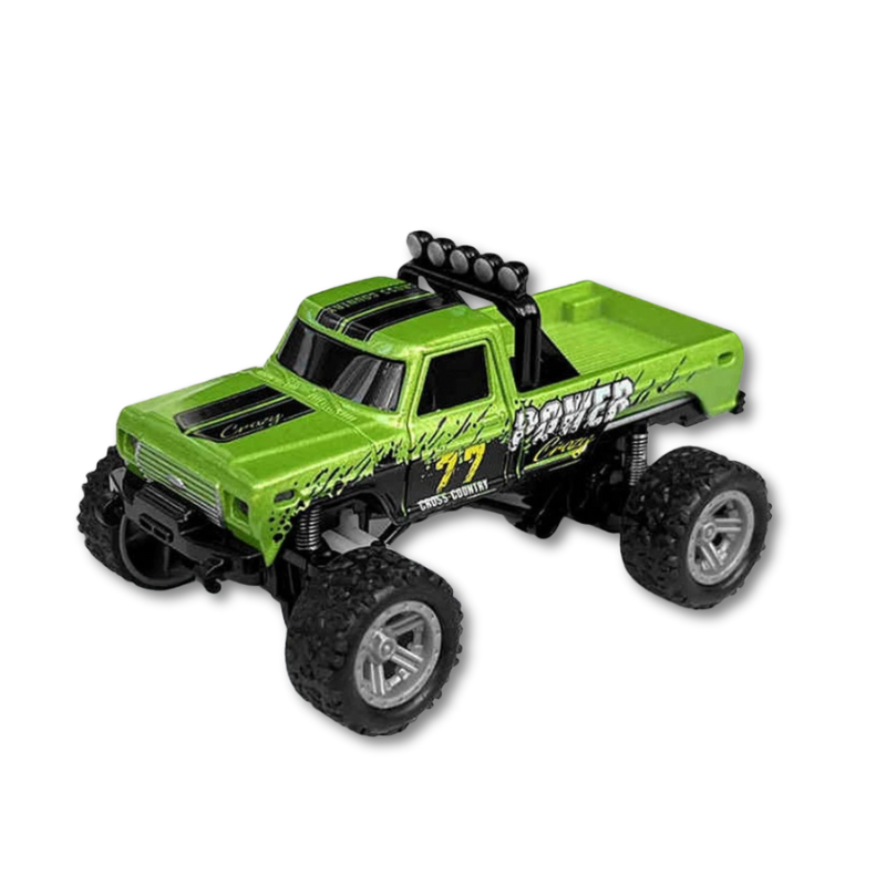 Mini RC Monstertruck: Metall-Chassis, High-Speed, LED-Licht – Ultrakompakt & Präzise Steuerung