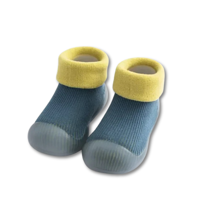 Strick-Babyschuhe Wollies | Ultraweiche Komfort Socken mit flexibler Sohle | Atmungsaktiv & Sanft zur Haut
