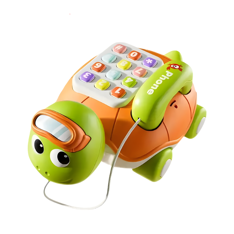 Musikalische Krabbel-Schildkröte mit Licht & Bewegung – Baby Spielzeug zur Förderung von Motorik, Sinneswahrnehmung & Krabbelspaß