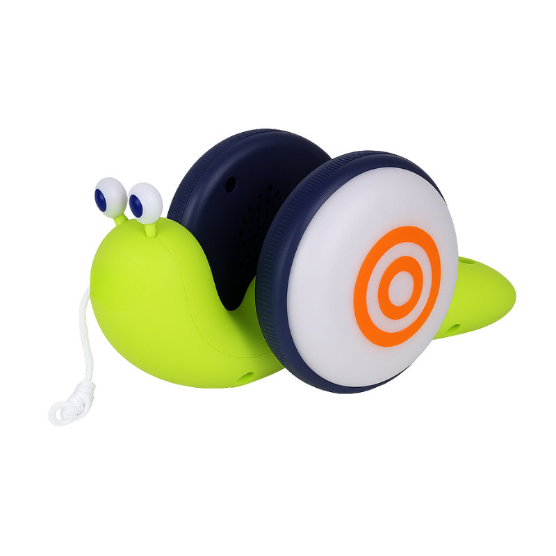 Interaktives Laufspielzeug Schnecke mit Licht & Musik – fördert erste Schritte, Gleichgewicht & Koordination