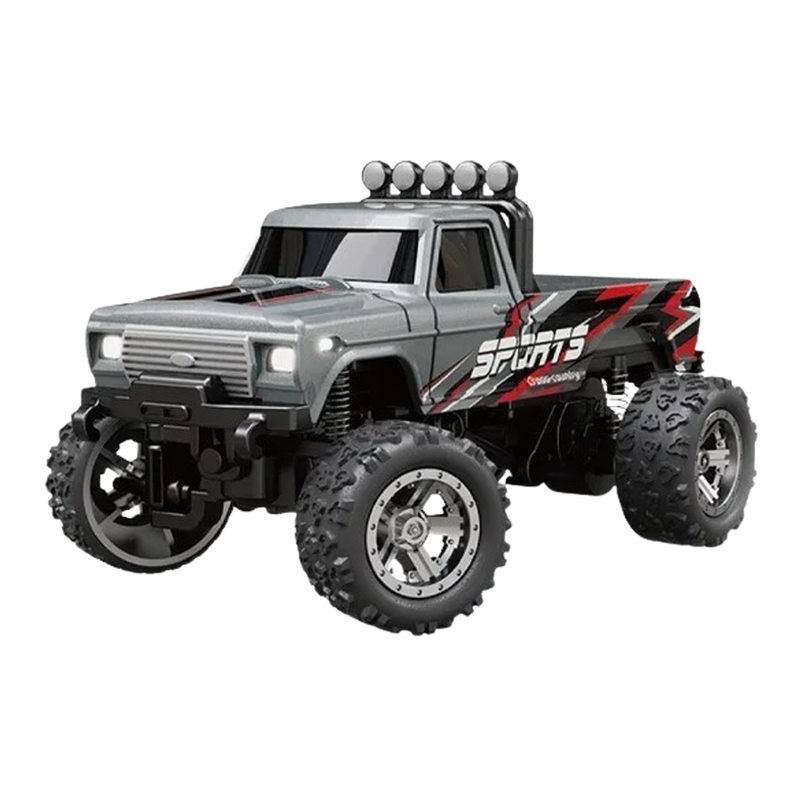 Mini RC Monstertruck: Metall-Chassis, High-Speed, LED-Licht – Ultrakompakt & Präzise Steuerung