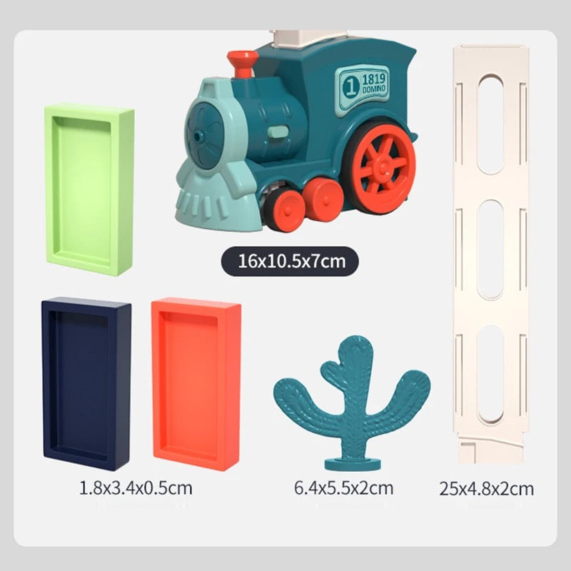 Domino Train – Lustiges Aufstellspiel mit Domino-Effekt für Kinder