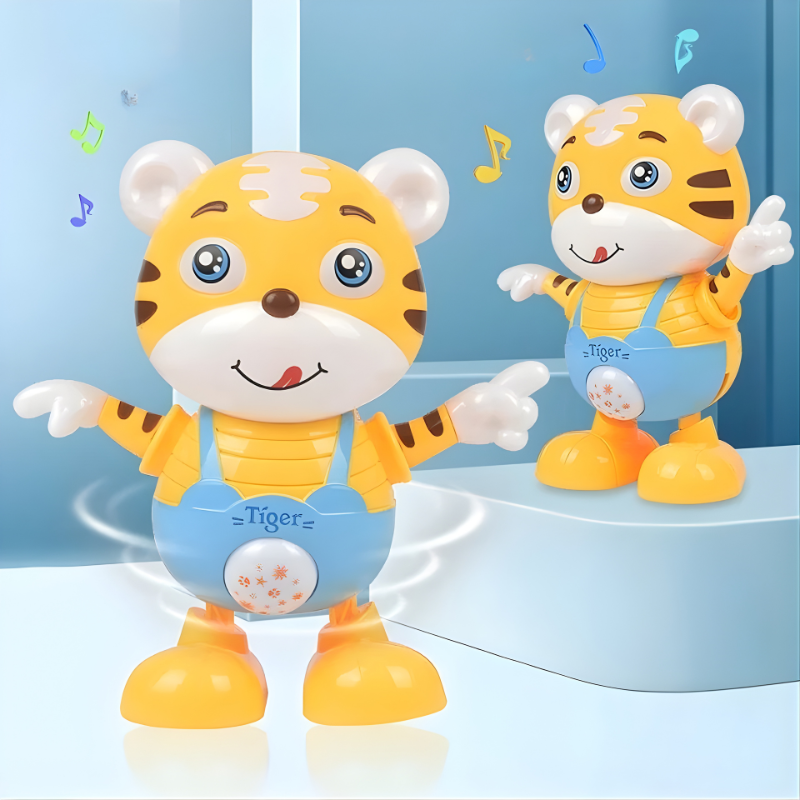 Fröhlicher Musik-Tiger – Tanzt & singt mit bunten Lichtern – Lachen und Kichern garantiert