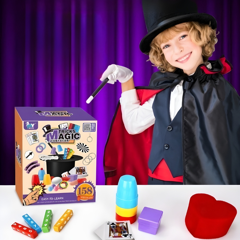 Zauberset für Kinder – lerne magische Tricks & überrasche mit echten Illusionen