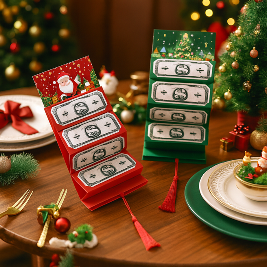 Weihnachtlicher Geld- und Geschenkkartenhalter – stilvolle Verpackung für kreative Geschenkideen