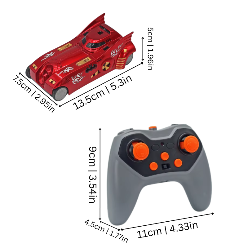 RC Wand- & Deckenauto – Das ferngesteuerte Auto für spektakuläre Stunts an Wand & Decke