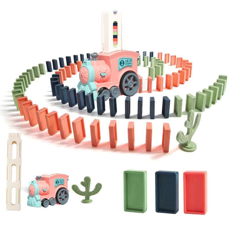 Domino Train – Lustiges Aufstellspiel mit Domino-Effekt für Kinder