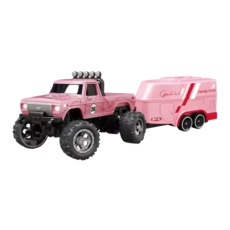 Mini RC Monstertruck: Metall-Chassis, High-Speed, LED-Licht – Ultrakompakt & Präzise Steuerung