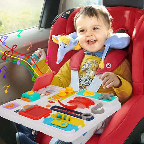 Lern-Board | Portables Busy-Board mit Licht & Musik-Funktion