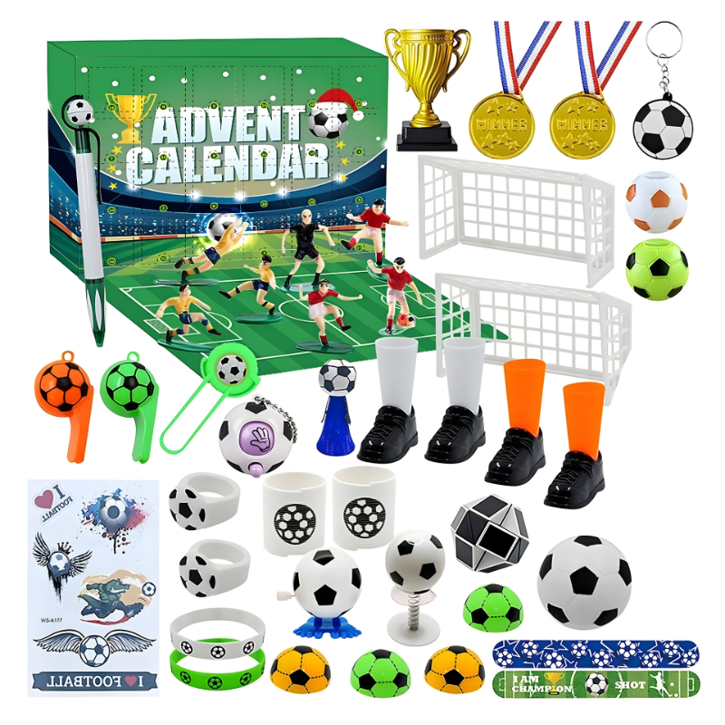 Fußball Adventskalender für Kinder – 24 Tage voller Spiel, Spaß & Überraschungen