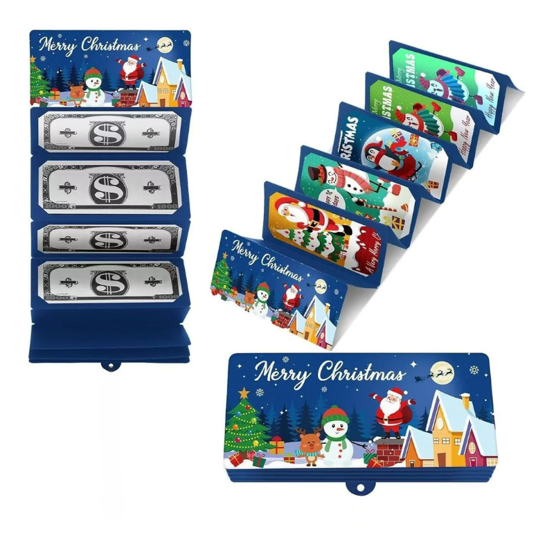 Weihnachtlicher Geld- und Geschenkkartenhalter – stilvolle Verpackung für kreative Geschenkideen