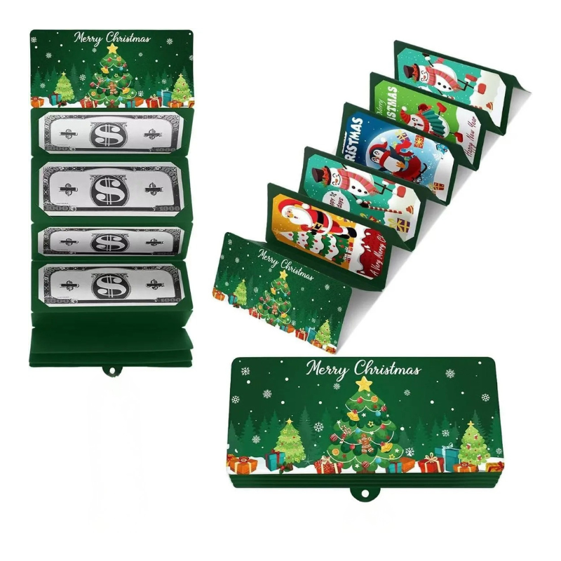 Weihnachtlicher Geld- und Geschenkkartenhalter – stilvolle Verpackung für kreative Geschenkideen