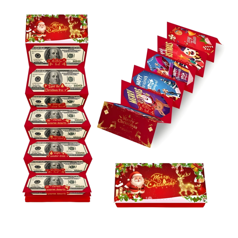 Weihnachtlicher Geld- und Geschenkkartenhalter – stilvolle Verpackung für kreative Geschenkideen