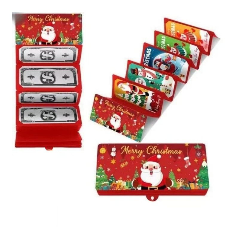 Weihnachtlicher Geld- und Geschenkkartenhalter – stilvolle Verpackung für kreative Geschenkideen