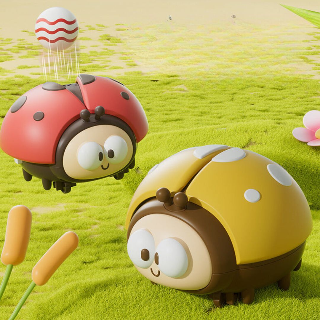Marienkäfer Luftballon Spielzeug für Babys – Lustiges Krabbel- & Lernspielzeug