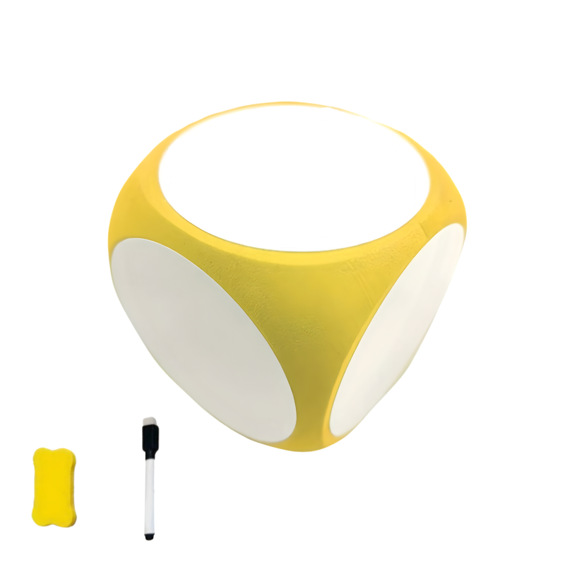 Wiederbeschreibbare Lernwürfel für Kinder – interaktives Lernspiel zur Förderung von Kreativität und frühem Lernen