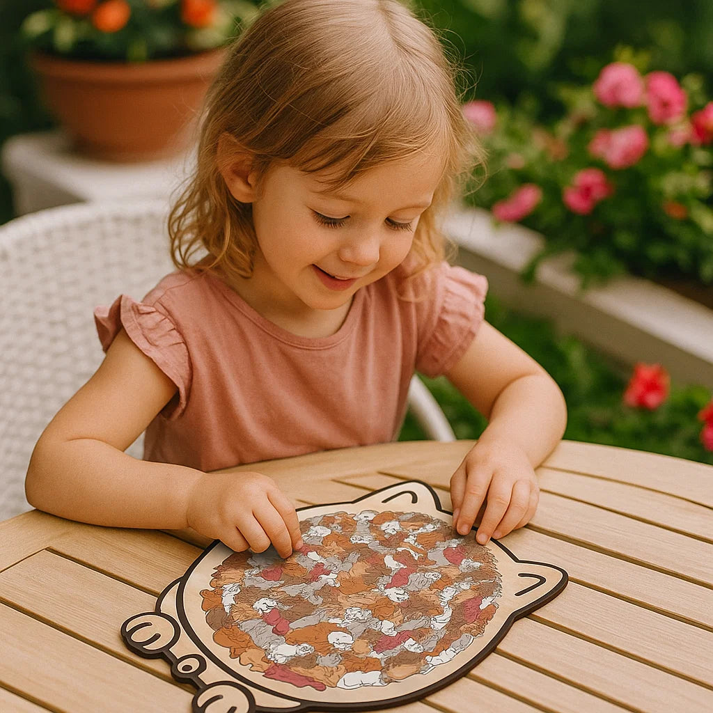 Wooden Cat Puzzle – Relaxing & Beautiful Jigsaw for Cat Lovers