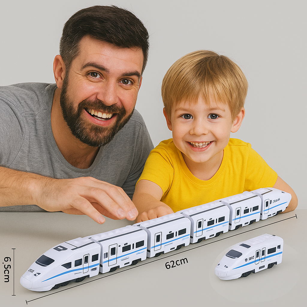 Harmoniezug Elektrische Eisenbahn – Kinder Spielzeugzug für Fantasie, Geschicklichkeit & Familienspaß