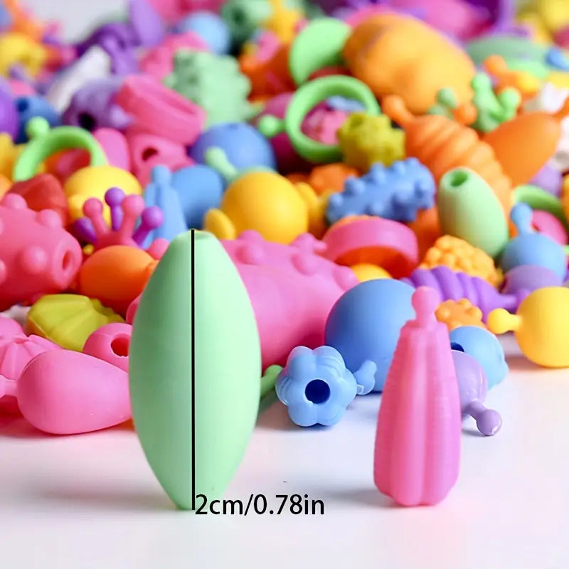 Schmucksteine für Kinder – Kreatives DIY Bastelset mit Perlen & Steinen