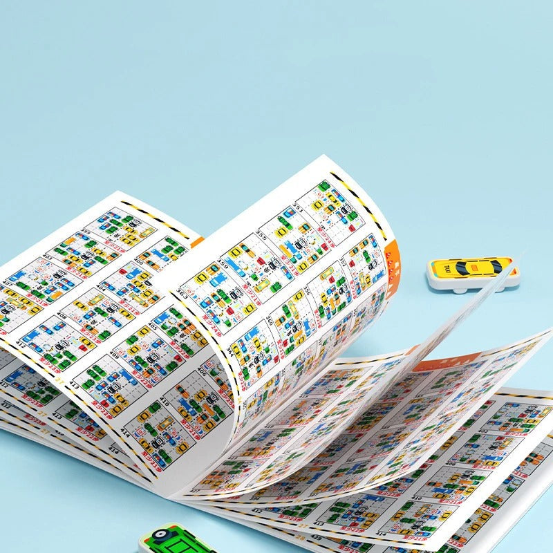 Logisches Denken - Auto Parkplatz Rätsel Spielzeug für Kinder