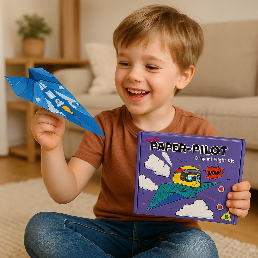Fold It. Fly It. Love It ✈️  Origami Paper Plane Kit – Creative Folding & Flying Fun for Kids