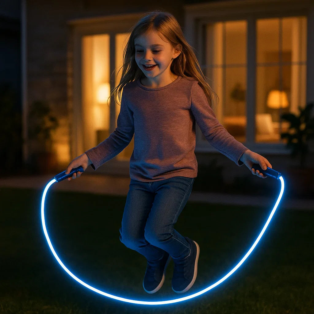 Leuchtendes Springseil