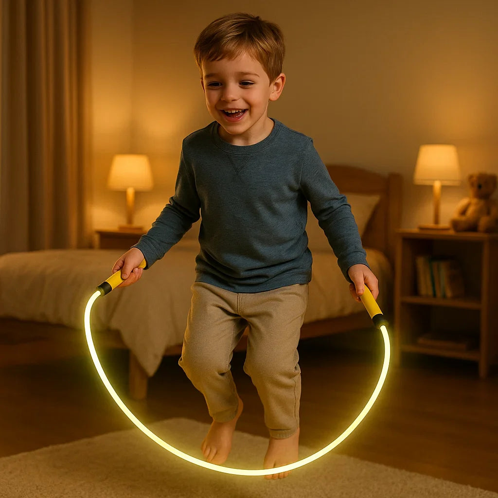 Leuchtendes Springseil